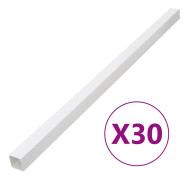 vidaXL Kabelkanal 40x25 mm 30 m PVC