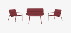 Venture Home - Fourni Soffgrupp - Röd - Loungemöbler - Från Homeroom