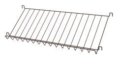 Tidskriftshylla 78x30 Mörkbrun
