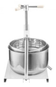 Frukt- och vinpress, 12L, 370x355x410 mm, Vit, Rostfritt stål