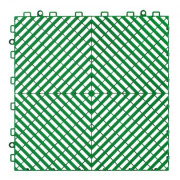 Dräneringsgolvmatta, sammankopplingsbar modulär dyna, 31x31x1,5 cm, grön, PP-material