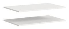 Karin 2 lösa hyllor 78x48 cm vit.