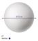 Styrofoam bollar, hela, 12 cm