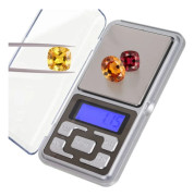 Fickvåg 200 g 0,01 g precision med LCD-display och autoavstängning