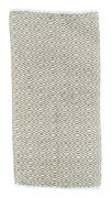Jute bomullsmatta för hallen, beigevit, 70x140 cm