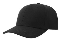 Atlantis Headwear Unisex Vuxen Beat-S 6-panels strukturerad basebollkeps Black One Size