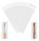 ING 100 Pieces Transparent Self-Adhesive Cellophane Bags 6x22 cm Reusable for Cookies, Candy, Jewelry, Gifts, Hair Accessories and Small Items