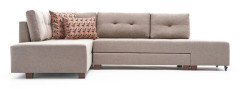 Brunei Bäddsoffa med Schäslong Vänster - Beige