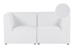 2-sitssoffa Lemvig Vit - Vit