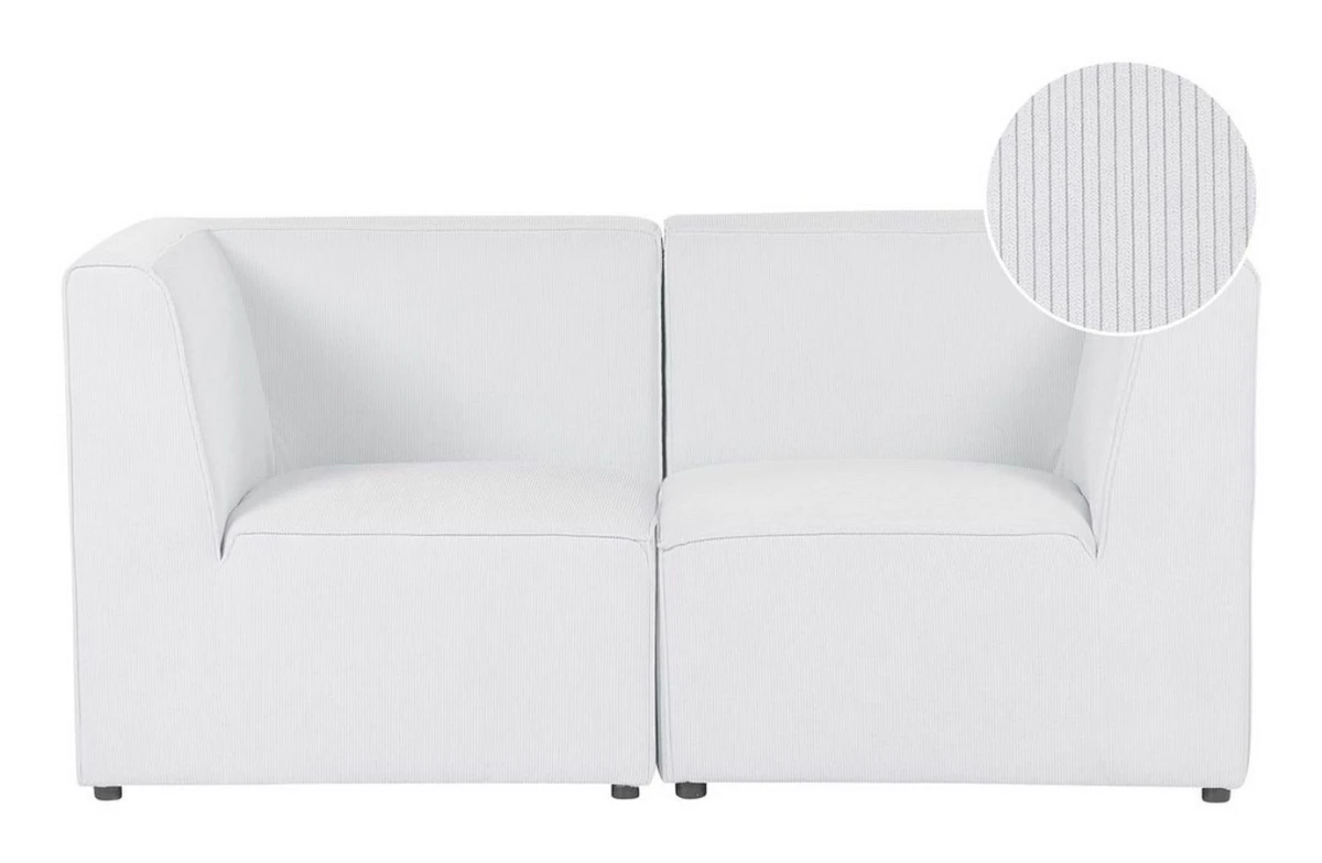 2-sitssoffa Lemvig Vit - Vit