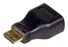 Akyga - HDMI-adapter - HDMI hona till 19 pin mini HDMI Type C hane - svart