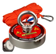 Magnetkit, Hög Dragkraft, Komplett Fiskeset,700LBS Magnetrep