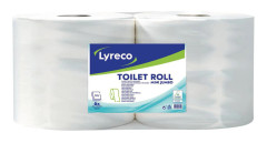LYRECO Toalettpapper Maxi Jumbo 2-lagers vit 6/fp