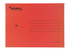 LYRECO PREMIUM Hängmapp A4 röd 25/fp