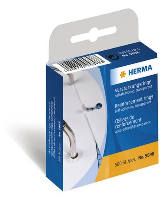 Herma Hålförstärkare 5mm diameter 500/fp