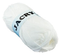 Acrylgarn Vit, 50g