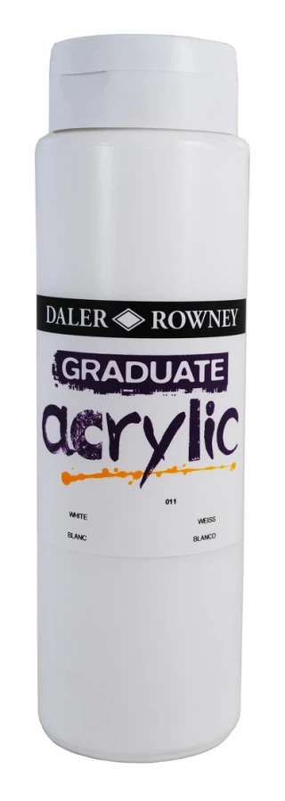 Akrylfärg 500 ml vit
