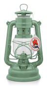 Stormlykta / fotogenlykta Feuerhand 276 (Baby Special), 255 mm, Sage Green, med veke
