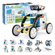13-i-1 Solrobotbil DIY Monteringsleksak med Batterifack