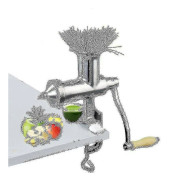 Srbtv-hand Rostfritt Stål Vetegräs Juicer Manuell Auger Långsam Press Frukt Vetegräs Grönsak Apelsinjuice Extraktor