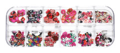 Nail Christmas Nail Art Flakes，Julen Nageldekaler