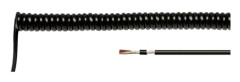 HELU 85942 Spiralkabel LiF12YD11Y 500 mm / 2000 mm 7 x 0.14 mm² Sort 1 stk