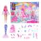 Barbie Barbie-adventskalender med modedocka och 24 överraskningsleksaker, som enhörning och husdjur