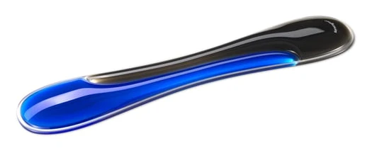 Kensington Smalt duo gel-handledsstöd för tangentbord - Blått
