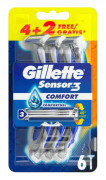 Gillette Sensor3 Comfort Razors 6 stk.