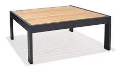 PALAU Cafebord 103 cm Grå/Teak