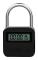 Metalltimerlås LCD-skärm Multifunktionell elektronisk tid 99 timmar Max timing USB uppladdningsbart timerhänglås, svart