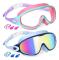 [RM]2-pack swimming goggles for children, boys and girls 3-15 years, wide field of vision, anti-fog, UV protection and waterproof Style 1