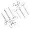 Ultimate Hemostat Set, 6 delar, perfekt för hobbyverktyg, elektronik, fiske och taxidermi (8\", 6.25\" och 5\")