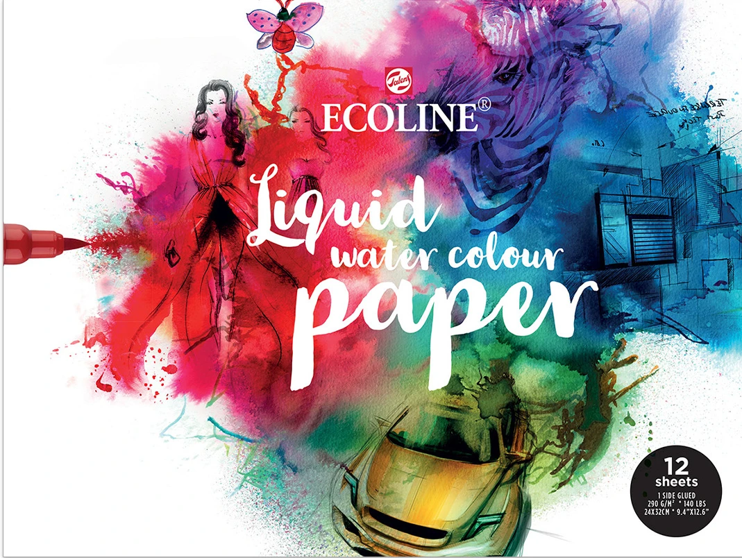 Ecoline Paper Pad 12-pack