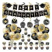 2022 Examensfest Dekoration Banner Hängande Ballonger Kit Rekvisita