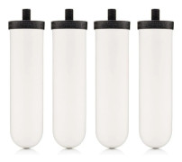10-inch Gravity Ceramic Filter Cartridges | 4-Pack - Improves Taste and Odor - 250*50*12mm