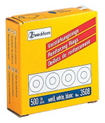 förstärkningsringar Zweckform 13 mm papper vit 500 st