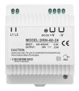 DRH-60-24 Kopplingsströmförsörjning 60W Enkelutgång 24V Industriell DIN-skenströmförsörjningsbrytare för hushållsapparater