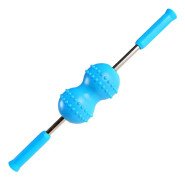 Muscle Roller Stick Cellulite Fascia Massager Reduces Soreness Roller for Back Legs Massage Stick Roller (1 pc, blue)