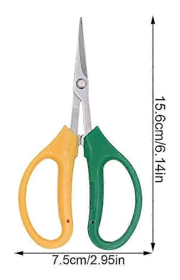 Keenso Curved Steel Grape Pruning Shears, Bonsai Scissors