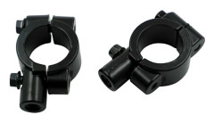 25 mm backspegelfäste Motorcykelstyre, 2-pack Svart M8 0,8 cm