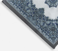 Bläck Wesley Linen Hankie Näsdukar Green Paisley Herr Herr MQ Marqet