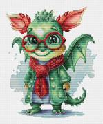 Broderikit Luca-S B1407 - "Elegant drake" 15x18 cm
