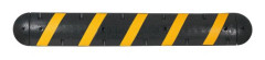 Farthinder, 183 cm, Svart Gul, Gummi, Kabelskydd, Extra robust