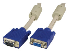 Förlängningskabel RGB HD15ma-fe 2m Pin-Pin, utan pinne 9