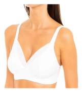 BH - Playtex - Klassisk - Vit - Utan bygel - Elastisk och justerbar Vit Vit 100D