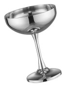 Eleganta dessertkoppar 304 rostfritt stål serveringskoppar glasskopp liten dessert fruktfat köksredskap för tårta