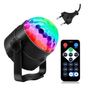 Discolampa | Discokula RGB med fjärrkontroll och röststyrning