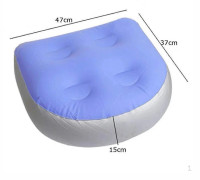 Inflatable Seat Spa Hot Tub Spa Cushion Booster with Suction Cups for Adults