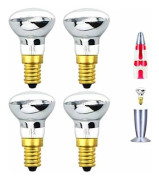 (4 stycken) R39 E14 Reflekterande spotlight 25W E14 Lavalampa R39 Reflekterande lampa 25W E14 Lavalampa